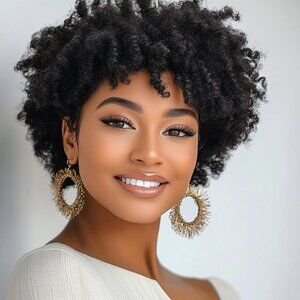 New BOBCOO Short Afro Dreadlock Wig Twist Braids Wigs For Black Women
